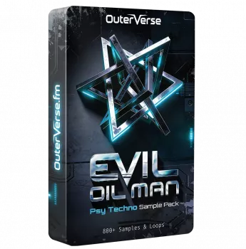 OuterVerse Evil Oil Man Psy Techno Sample Pack WAV Ableton Project