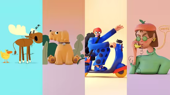 Patata School – 2D to 3D: Grease Pencil in Blender