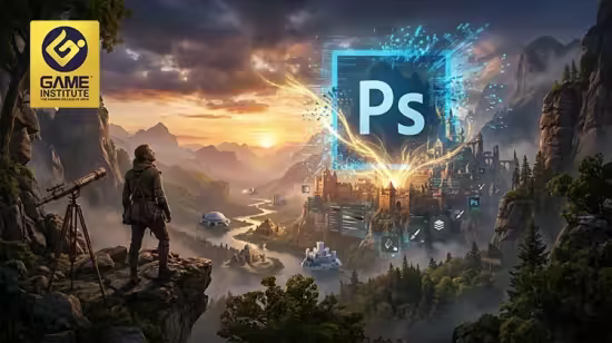 Photoshop Matte Painting: AI + Stock Asset Workflow