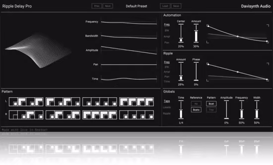 Davisynth Audio Ripple Delay Pro v1.1.0
