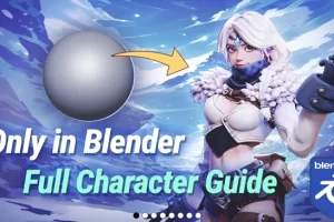 Gumroad – Ice Girl Full Character Guide Only In Blender