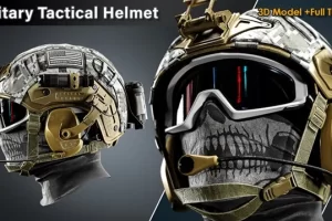 Artstation – Military Tactical Helmet tutorial