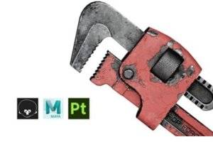 Hardsurface Essentials Vol 2 Wrench & Advanced Texturing