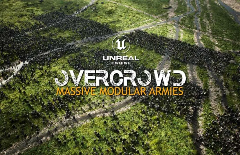 虚幻引擎5大规模人群模拟 OverCrowd