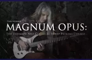 Dan Mumm Magnum Opus : The Ultimate Neo-Classical Sweep Picking Course TUTORiAL MP4 PDF GPX WAV MiDi
