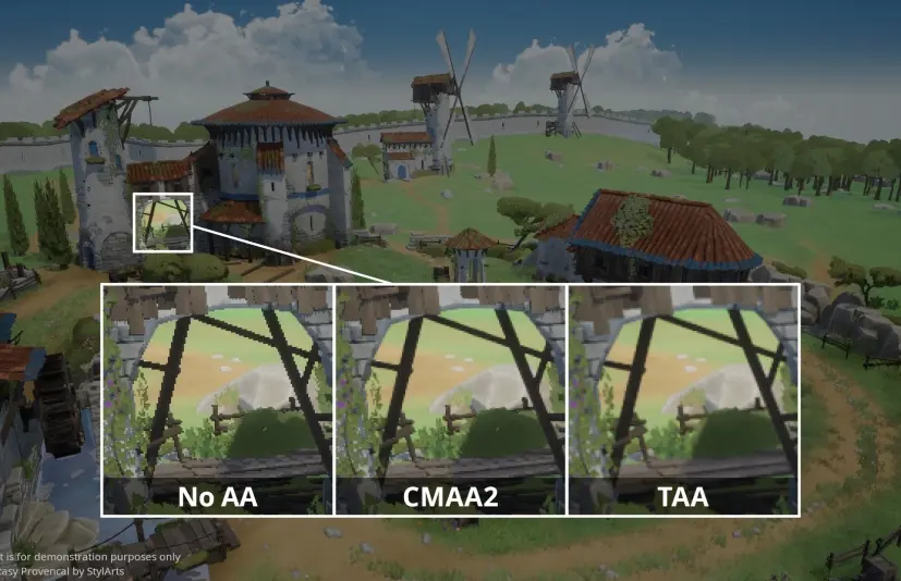 CMAA2（抗锯齿） CMAA2 (Anti-Aliasing)