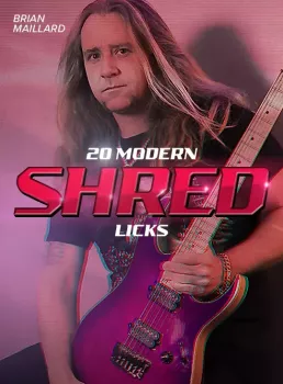 JTC Brian Maillard 20 Modern Shred Licks TUTORiAL