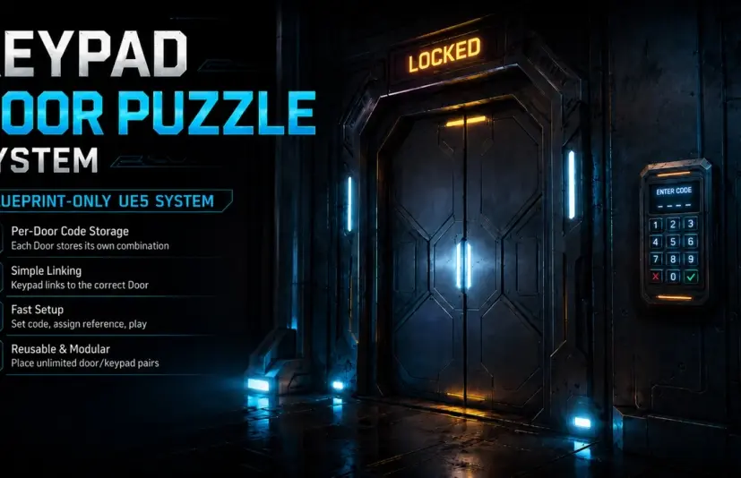 按键门禁谜题系统 - Keypad Door Puzzle System