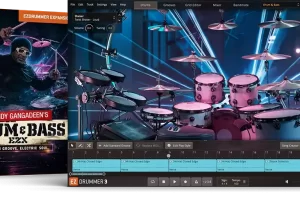 Toontrack Drum & Bass EZX 鼓组音色库：融合原声与电子低音