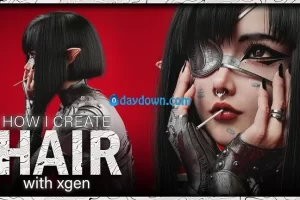FlippedNormals – HOW I CREATE Hair with Xgen – Maya