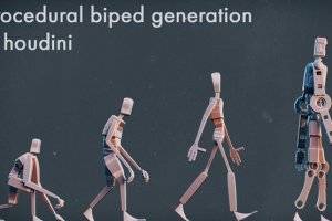Rohan Dalvi – procedural biped generation in houdini