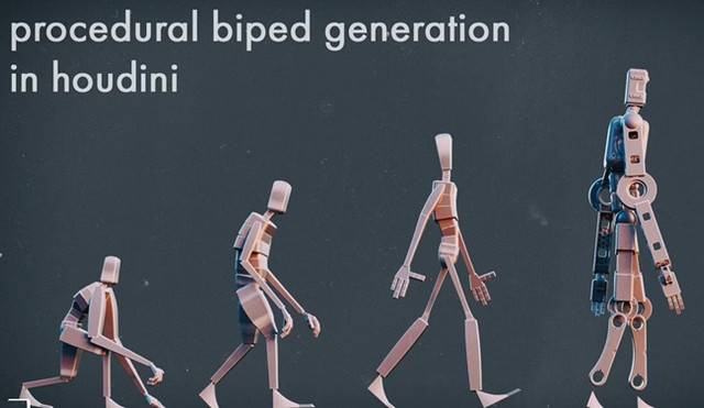 Rohan Dalvi – procedural biped generation in houdini