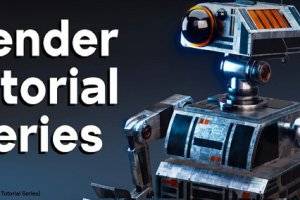 Gumroad – Ryan King Art – Sci-Fi Construction Robot (Blender Tutorial Series)