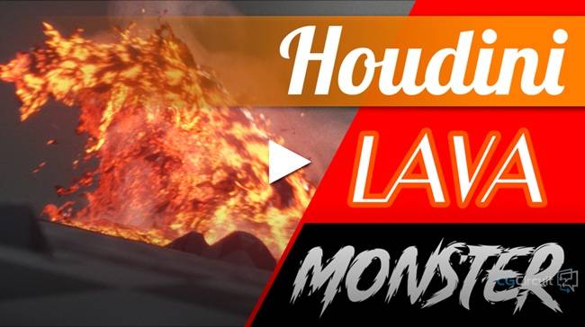 CGCircuit – Houdini Snake Lava Monster Project