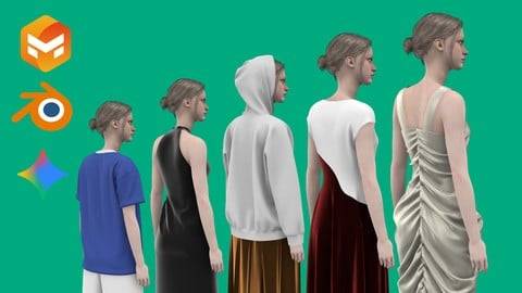 Marvelous Designer & Blender Ai: 3D Clothing And Rendering