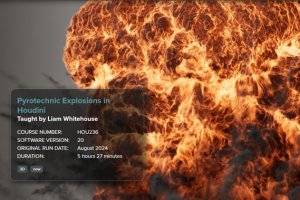 Houdini+Axiom+XPU高级烟火爆炸特效教程详解