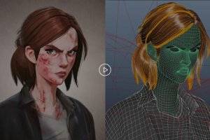 Manisalguero – Hand-Painted Character with 2D look Maya