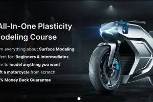 Plasticity全能3D建模课程：摩托车设计教程
