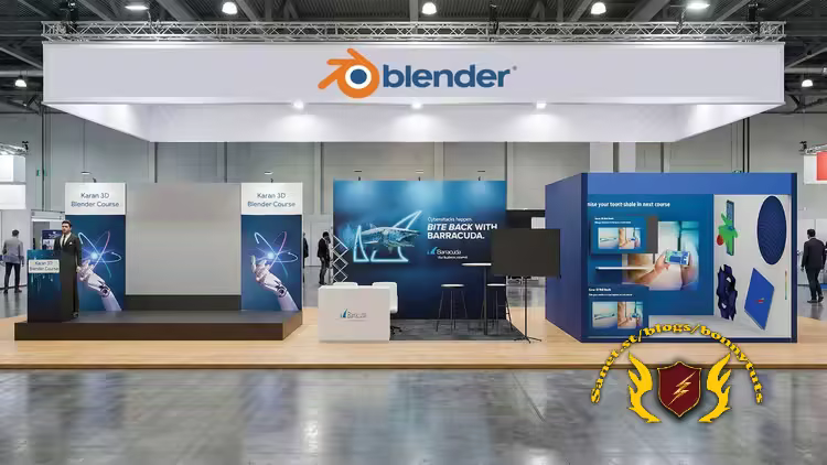 Learn 3D Stall Design: Model 5 Exhibition Booths in Blender