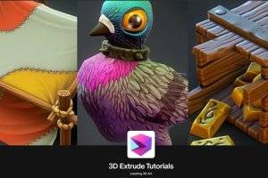 3dEx Tutorial Collection 10：Substance Designer风格化纹理全流程教程合集