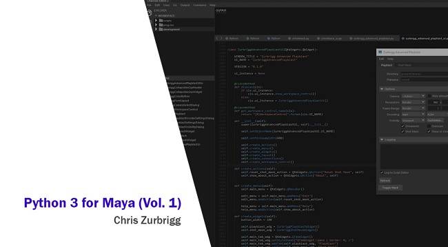 Chris Zurbrigg: Maya Python Collection Tutorials Updated 2025