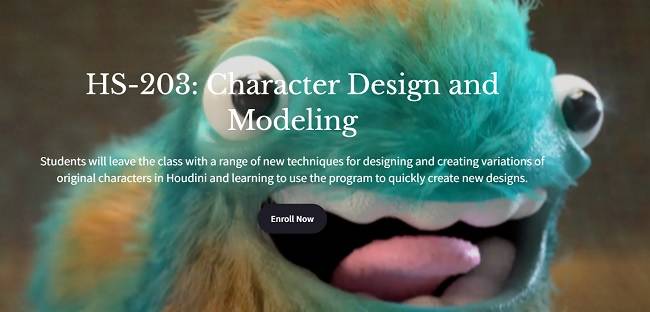 Houdini School – HS-203: Character Design and Modeling