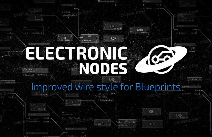 电路板式节点布局-Electronic Nodes v3.21