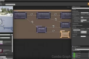 游戏技能系统战斗连击图表插件 – Combo Graph