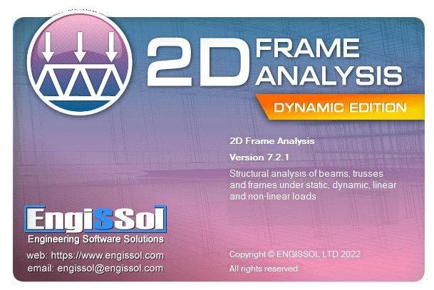 2D Frame Analysis Static Edition 7.3.3