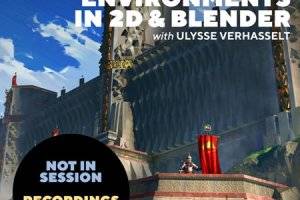 Underpaint Academy – Stylized Environments in 2D & Blender