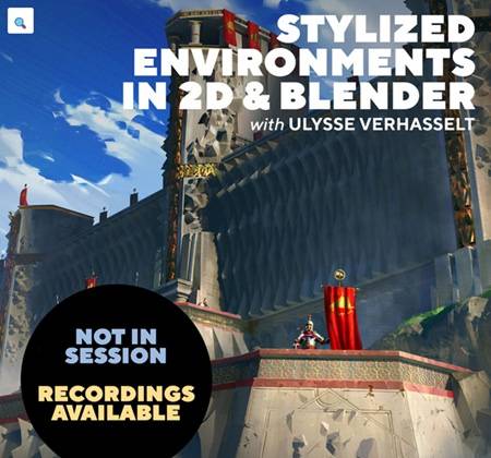 Underpaint Academy – Stylized Environments in 2D & Blender