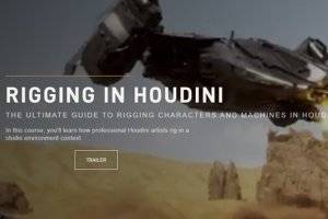 Houdini角色与机械绑定终极指南：KineFX技术实战
