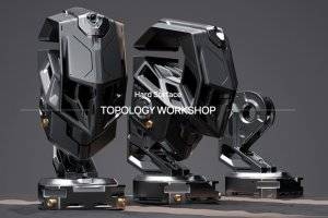 Elementza硬表面拓扑工作坊：掌握清晰拓扑技巧
