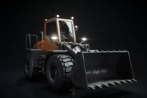 KitBash3D工程车辆3D模型含Blender格式与4K纹理