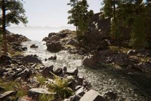 Fab – Riverology v2.3.0：UE 5.6真实河流模拟与开放世界优化