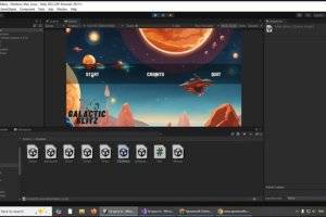 Unity 2D太空射击游戏新手教程：掌握游戏机制与可视化编程