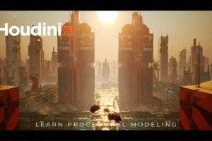 FlippedNormals Houdini教程：创建巨型结构生成器