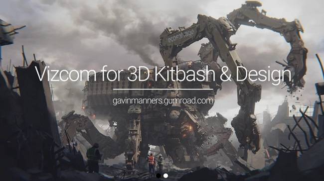 Gumroad – Vizcom for 3D Kitbash & Design