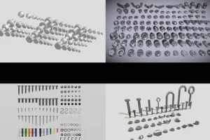 Sketchfab – Bolts And Nuts Collection