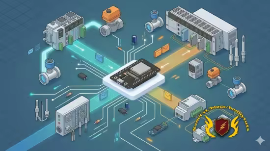 Industrial Modbus RTU & TCP Communication with ESP32