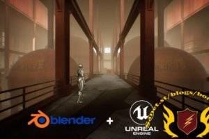 Unreal Engine 5与Blender环境设计入门教程：创建工厂内部场景