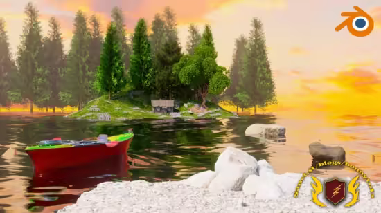 Create Cinematics Scene in Blender for Beginners
