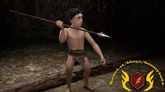 Creating and animating a Caveman Scene in Maya
