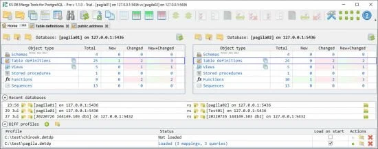 KS DB Merge Tools for PostgreSQL 1.19