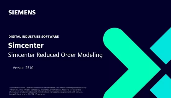 Siemens Simcenter ROM (Reduced Oder Modeling) 2510.0 x64