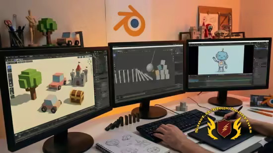 Blender 5 Project Based Bootcamp: 40+ Hands On Mini Projects