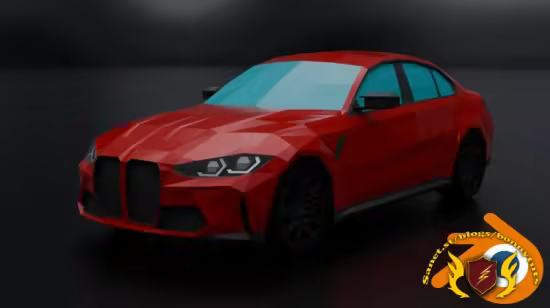 3D Low Poly Car Modeling In Blender