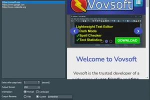 VovSoft Website Screenshot Generator 2.5 x64