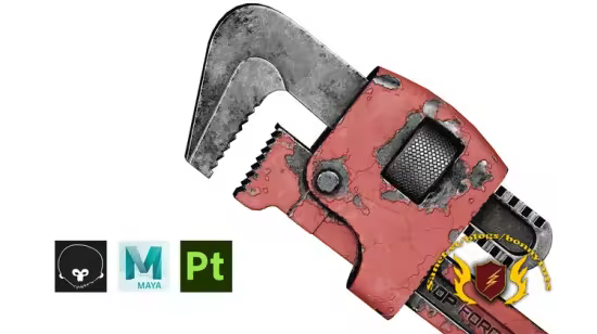 Hard-Surface Essentials Vol 2: Wrench & Advanced Texturing