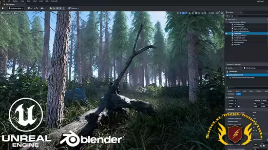 Unreal Engine 5 Environment Art Masterclass – Landscape PCG